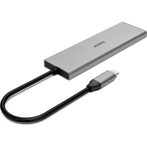 Hama USB-C Hub Gen 2, USB-A & USB-C, Silver - 200147
