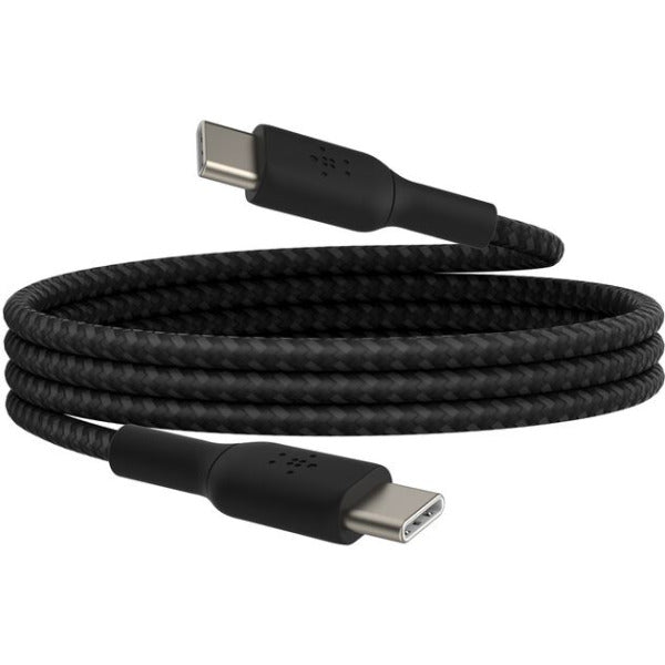 Belkin USB-C to USB-C Braided Charging and Data Cable - 1m Black - CAB004BT1MBK