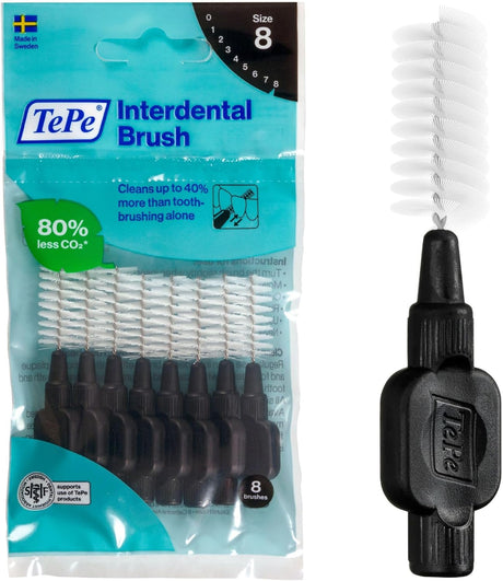 TePe Black 1.5mm 8 Pack