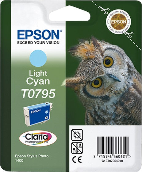 Epson T0795 Owl Light Cyan Ink Cartridge