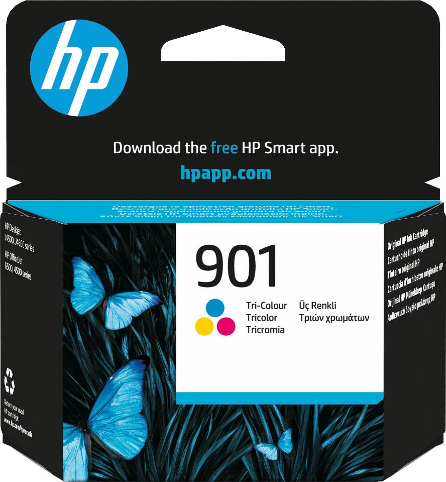 HP 901 Colour Ink Cartridge - CC656AE