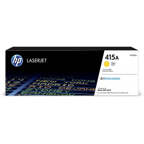 HP 415A Yellow Original LaserJet Toner Cartridge - W2032A