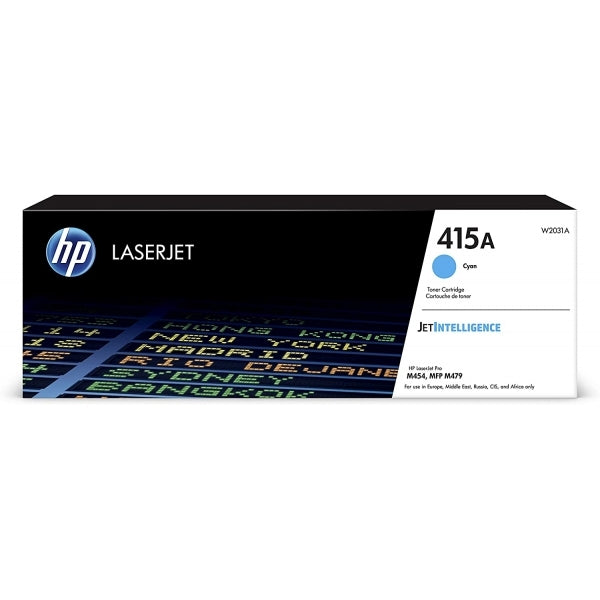 HP 415A Cyan Original LaserJet Toner Cartridge - W2031A