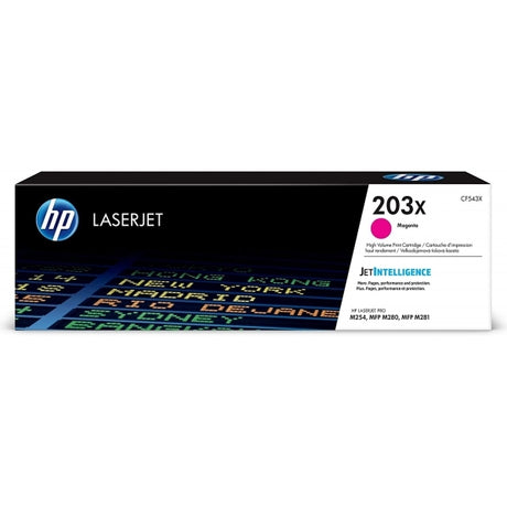 HP 203X High Yield Magenta Original LaserJet Toner Cartridge - CF543X