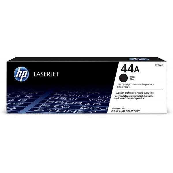 HP 44A Black Original LaserJet Toner Cartridge - CF244A