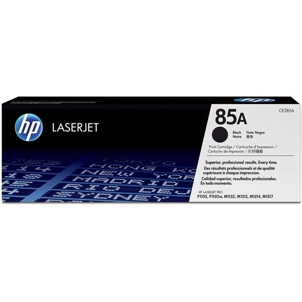 HP 85A Black Original LaserJet Toner Cartridge - CE285A