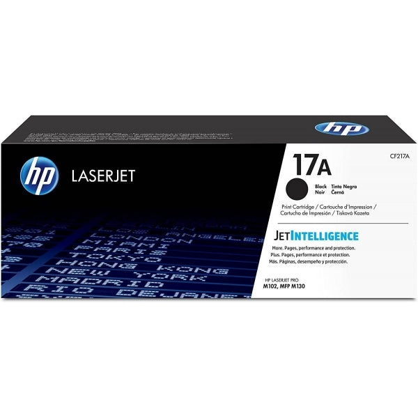 HP 17A Black Original LaserJet Toner Cartridge - CF217A