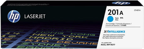 HP 201A Cyan Original LaserJet Toner Cartridge - CF401A