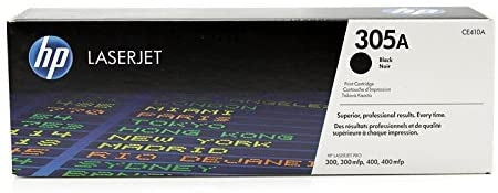 HP 305A Black Original LaserJet Toner Cartridge - CE410A