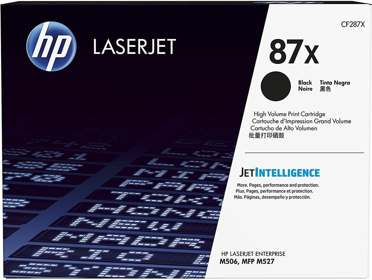 HP 87X High Yield Black Original LaserJet Toner Cartridge - CF287X