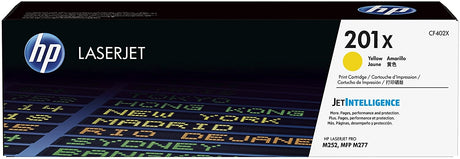 HP 201X High Yield Yellow Original LaserJet Toner Cartridge - CF402X