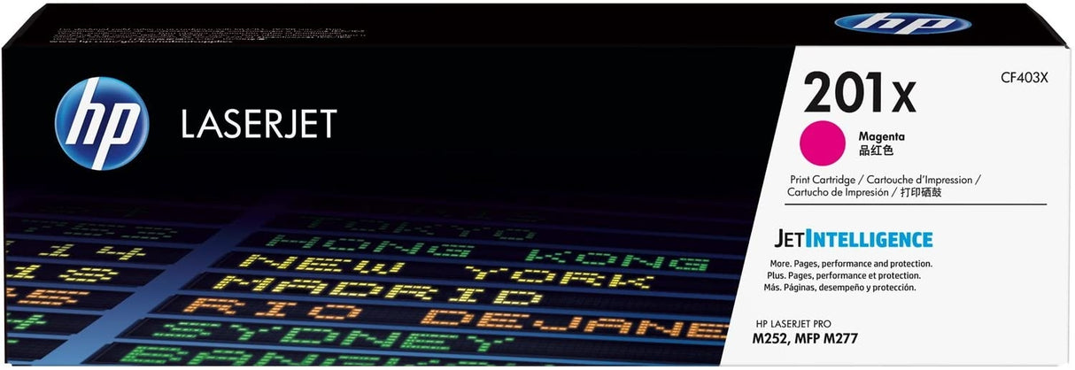 HP 201X High Yield Magenta Original LaserJet Toner Cartridge - CF403X