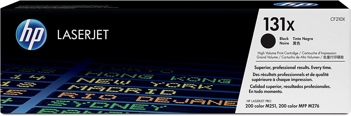 HP 131X High Yield Black Original LaserJet Toner Cartridge - CF210X