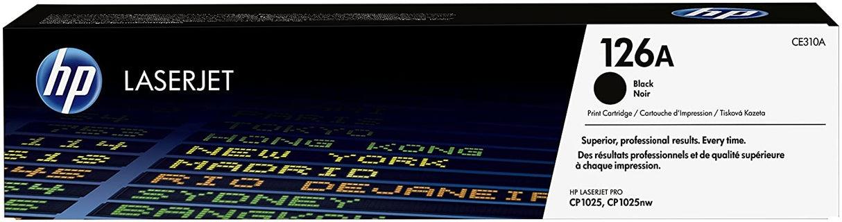 HP 126A Black Original LaserJet Toner Cartridge - CE310A