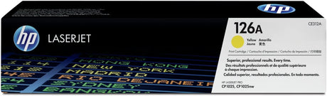 HP 126A Yellow Original LaserJet Toner Cartridge - CE312A