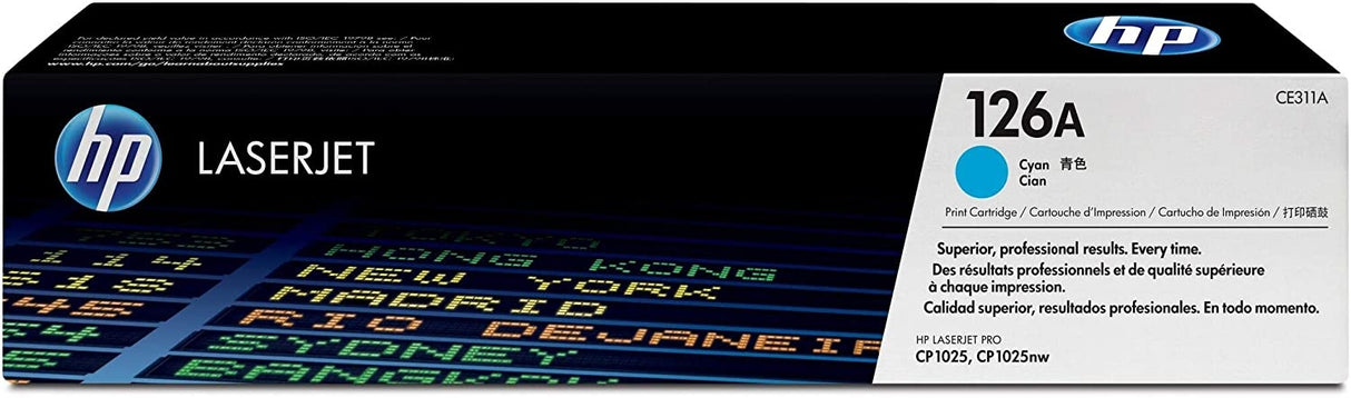 HP 126A Cyan Original LaserJet Toner Cartridge - CE311A