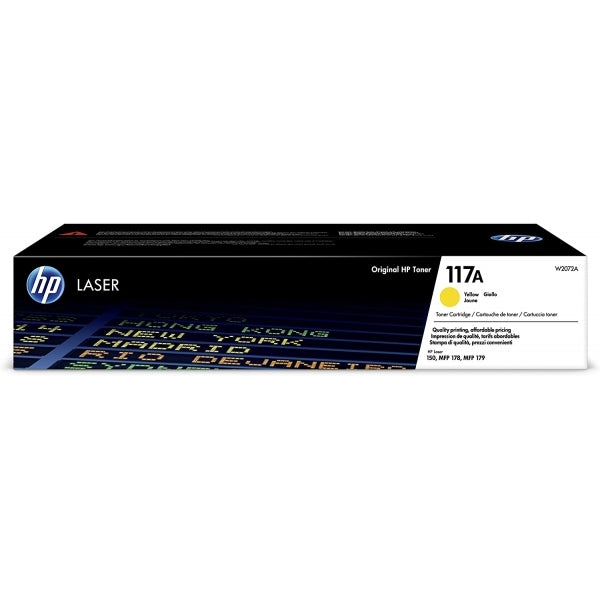 HP 117A Yellow Original Laser Toner Cartridge - W2072A