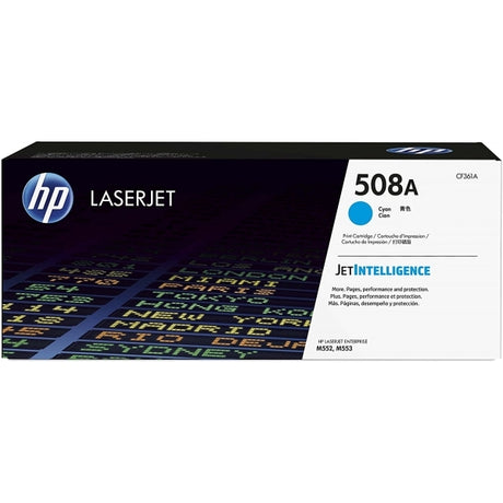 HP 508A Cyan Original LaserJet Toner Cartridge - CF361A