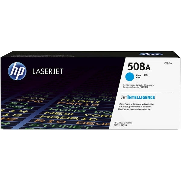 HP 508A Cyan Original LaserJet Toner Cartridge - CF361A