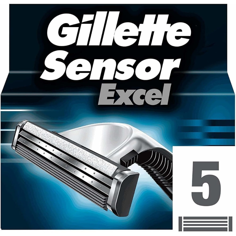 Gillette Sensor Excel Razor Blades - 5 Pack
