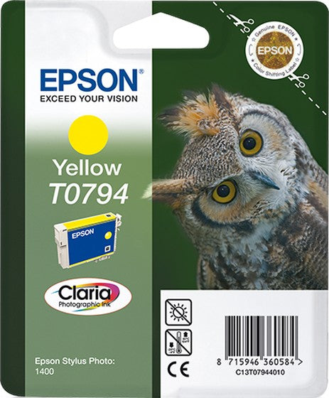 Epson T0794 Owl Yellow Ink Cartridge