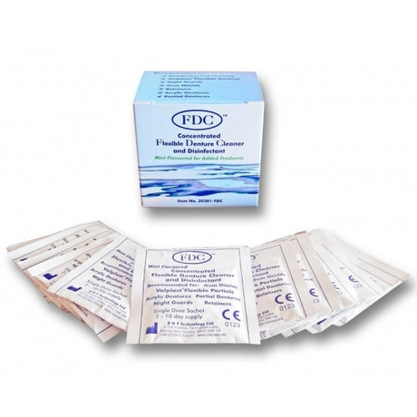 Flexible Denture Cleaner and Disinfectant - 2 Pack