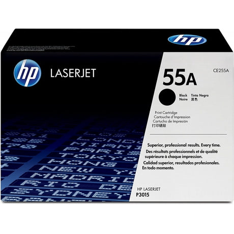 HP 55A Black Original LaserJet Toner Cartridge - CE255A