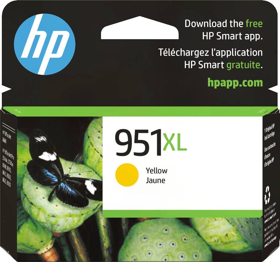 HP 951XL High Yield Yellow Ink Cartridge - CN048AE
