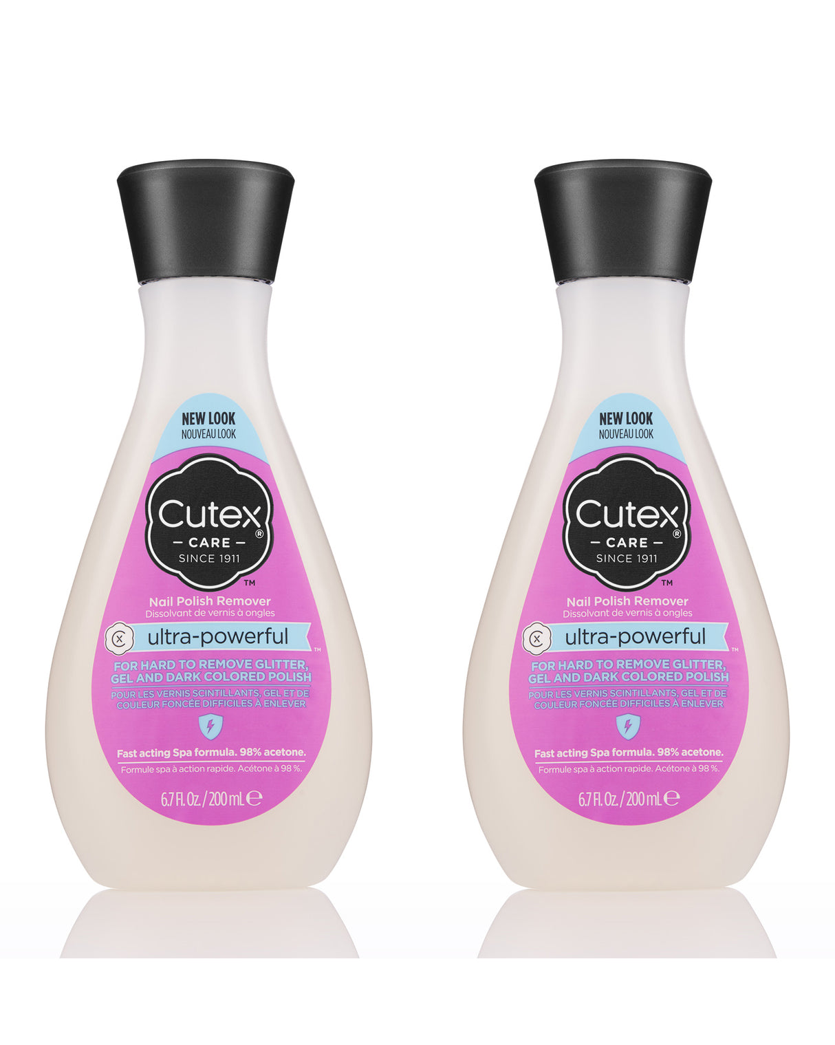 Cutex Ultra Powerful Nail Polish Remover 200ml - 2 Pack
