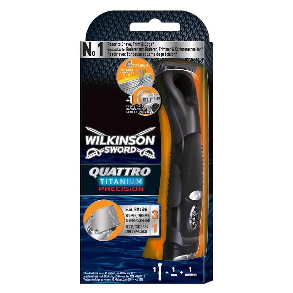Wilkinson Sword Quattro Titanium Precision Men's Razor