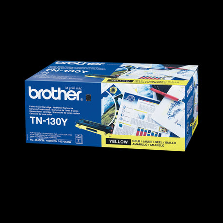 Brother TN-130Y Yellow Standard Yield Toner Cartridge - TN130Y