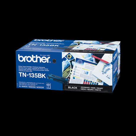 Brother TN-135BK Black High Yield Toner Cartridge - TN135BK