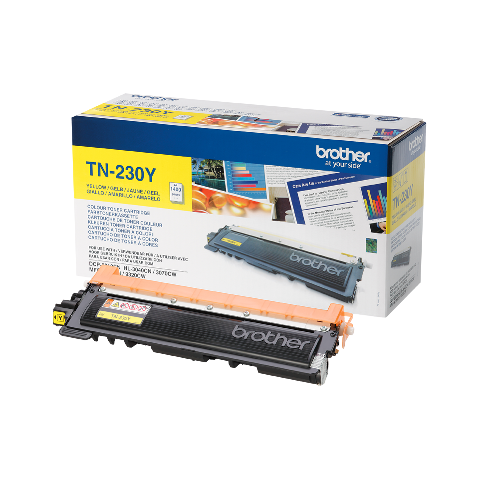 Brother TN-230Y Yellow Standard Yield Toner Cartridge - TN230Y