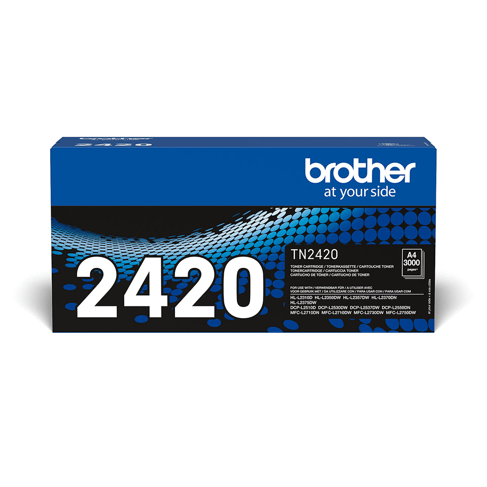 Brother TN-2420 Black High Yield Toner Cartridge - TN2420