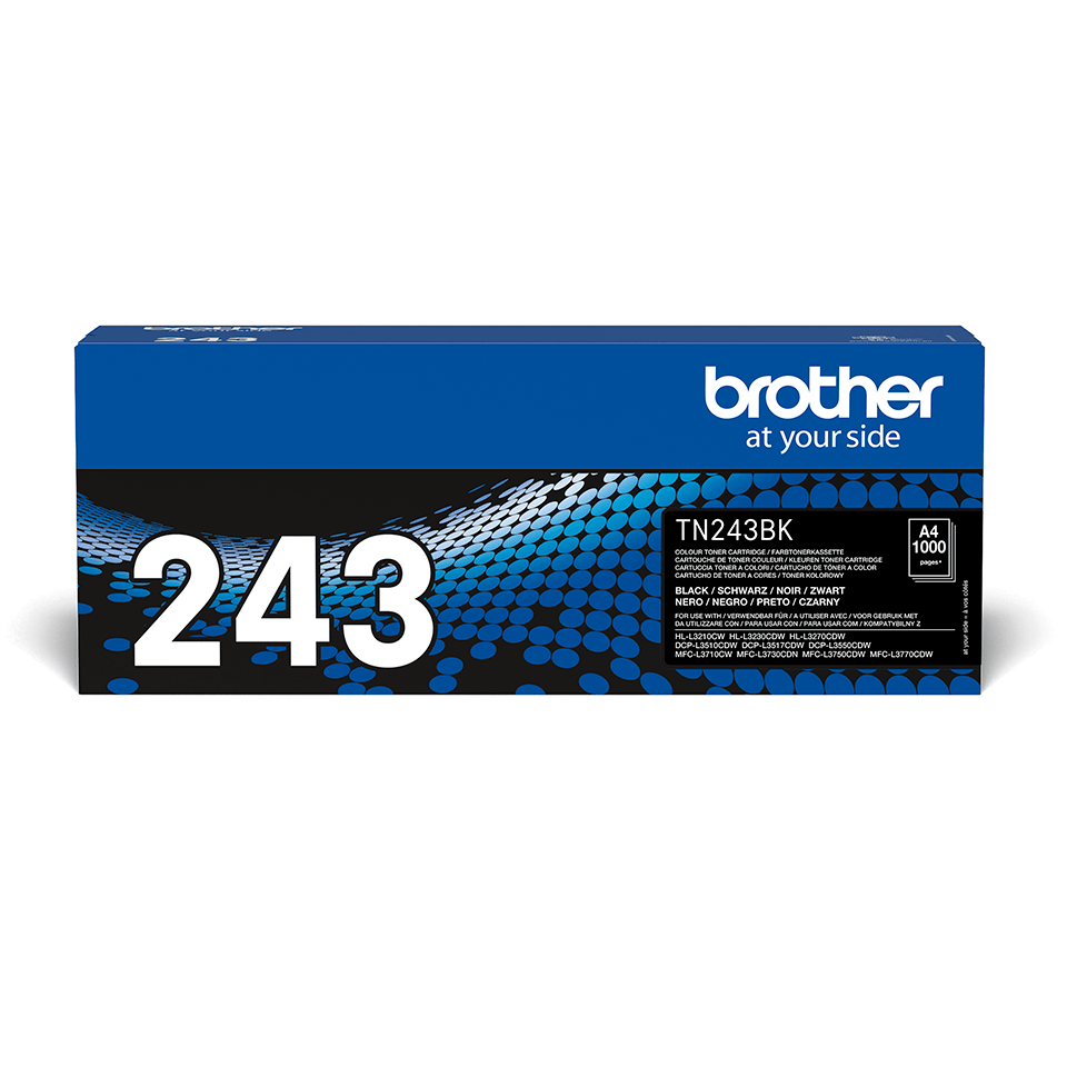 Brother TN-243BK Black Standard Yield Toner Cartridge - TN243BK