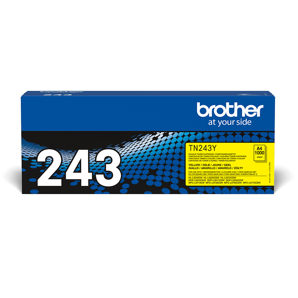 Brother TN-243Y Yellow Standard Yield Toner Cartridge - TN243Y