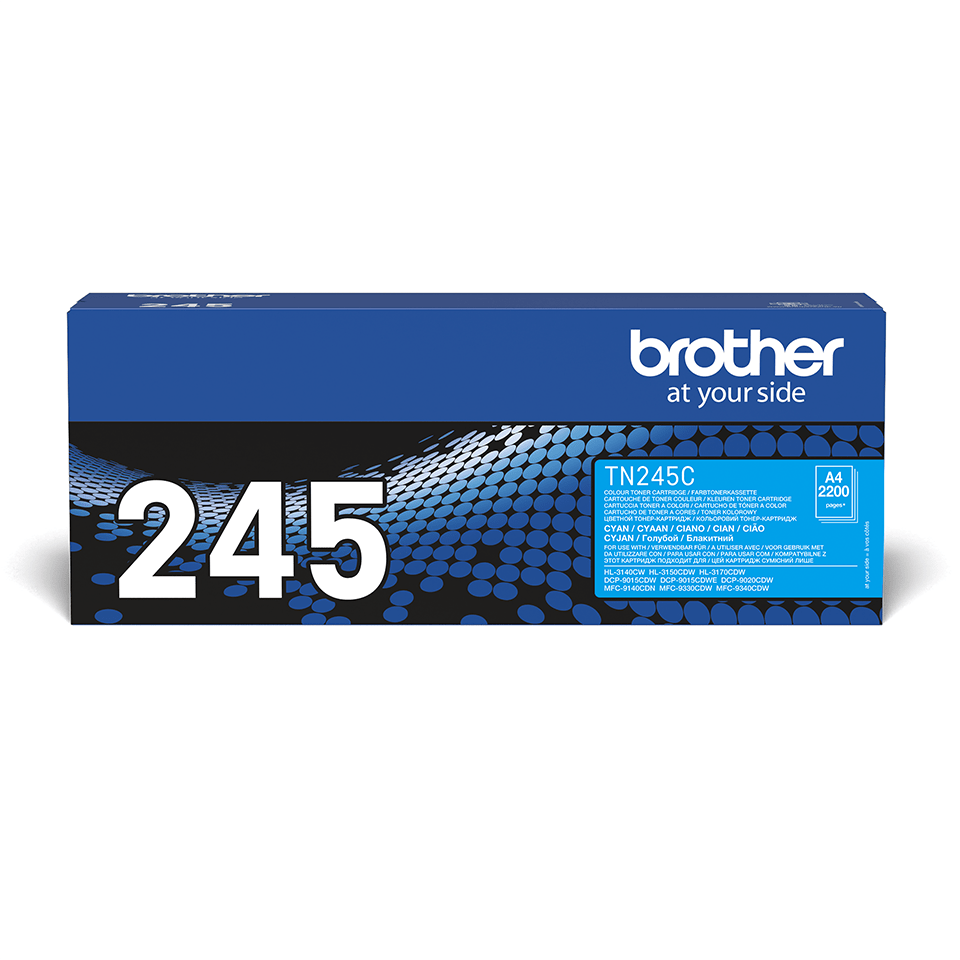 Brother TN-245C Cyan High Yield Toner Cartridge - TN245C