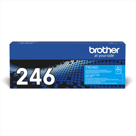 Brother TN-246C Cyan High Yield Toner Cartridge - TN246C