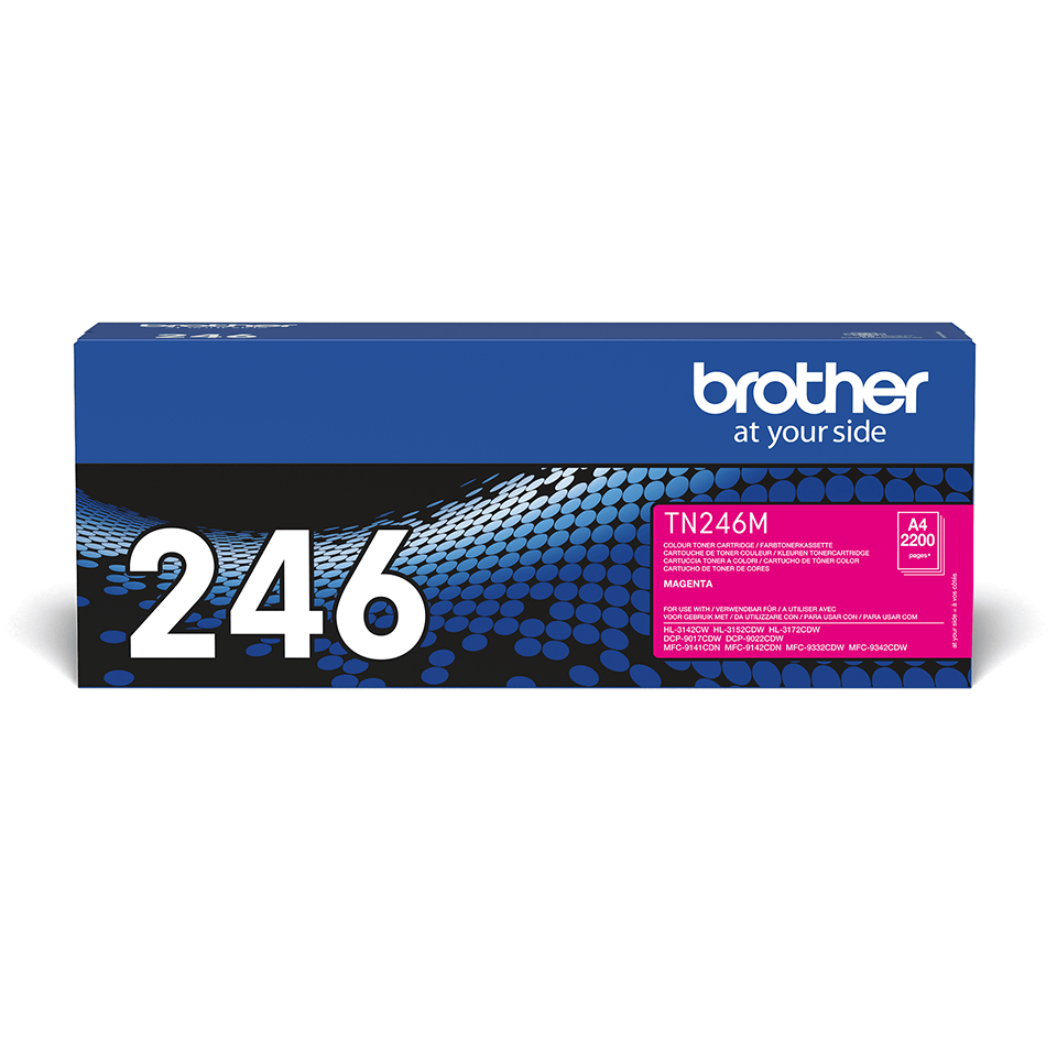 Brother TN-246M Magenta High Yield Toner Cartridge - TN246M
