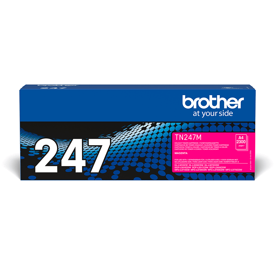 Brother TN-247M Magenta High Yield Toner Cartridge - TN247M