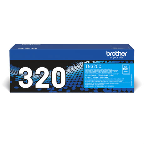 Brother TN-320C Cyan Standard Yield Toner Cartridge - TN320C