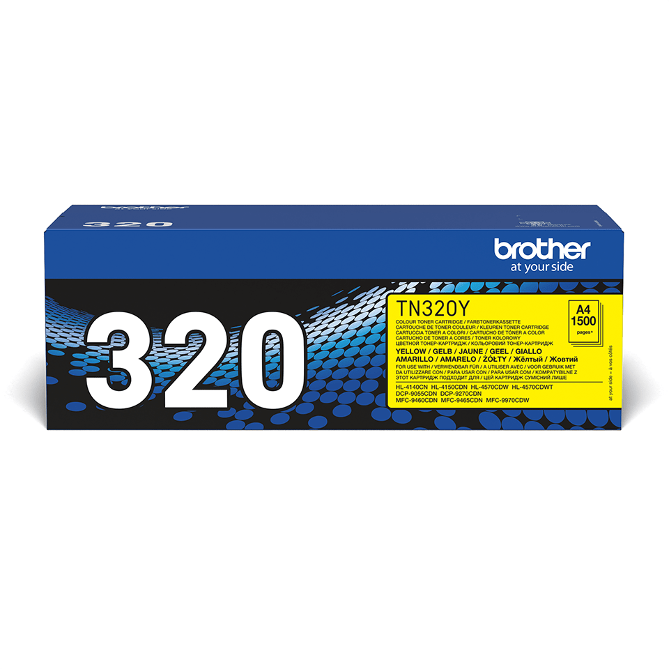 Brother TN-320Y Yellow Standard Yield Toner Cartridge - TN320Y
