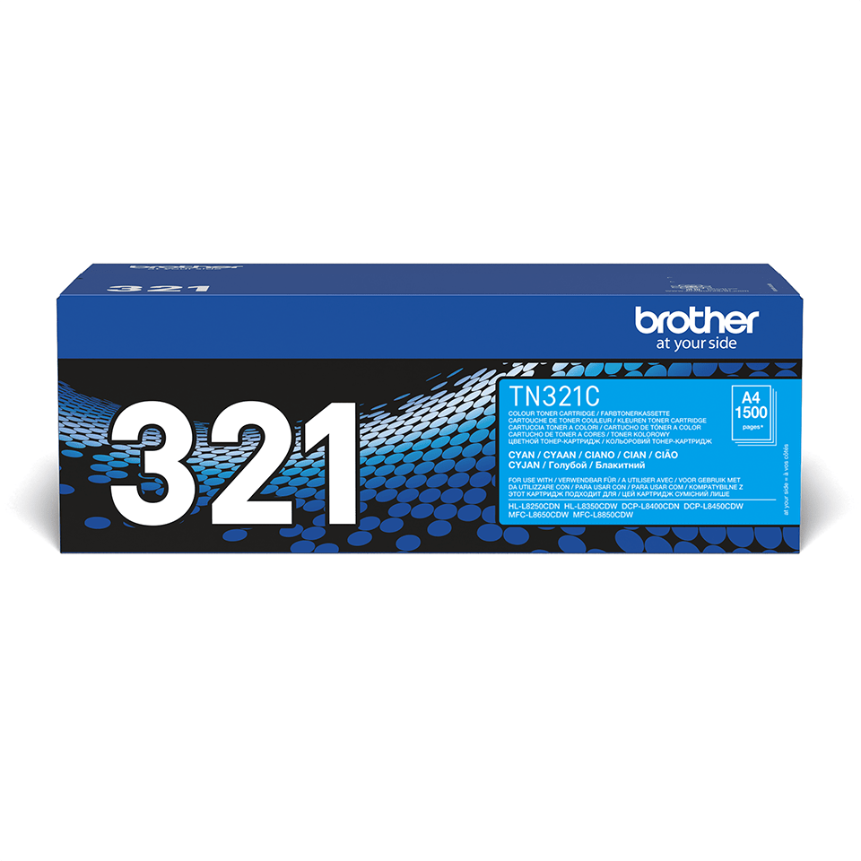 Brother TN-321C Cyan Standard Yield Toner Cartridge - TN321C