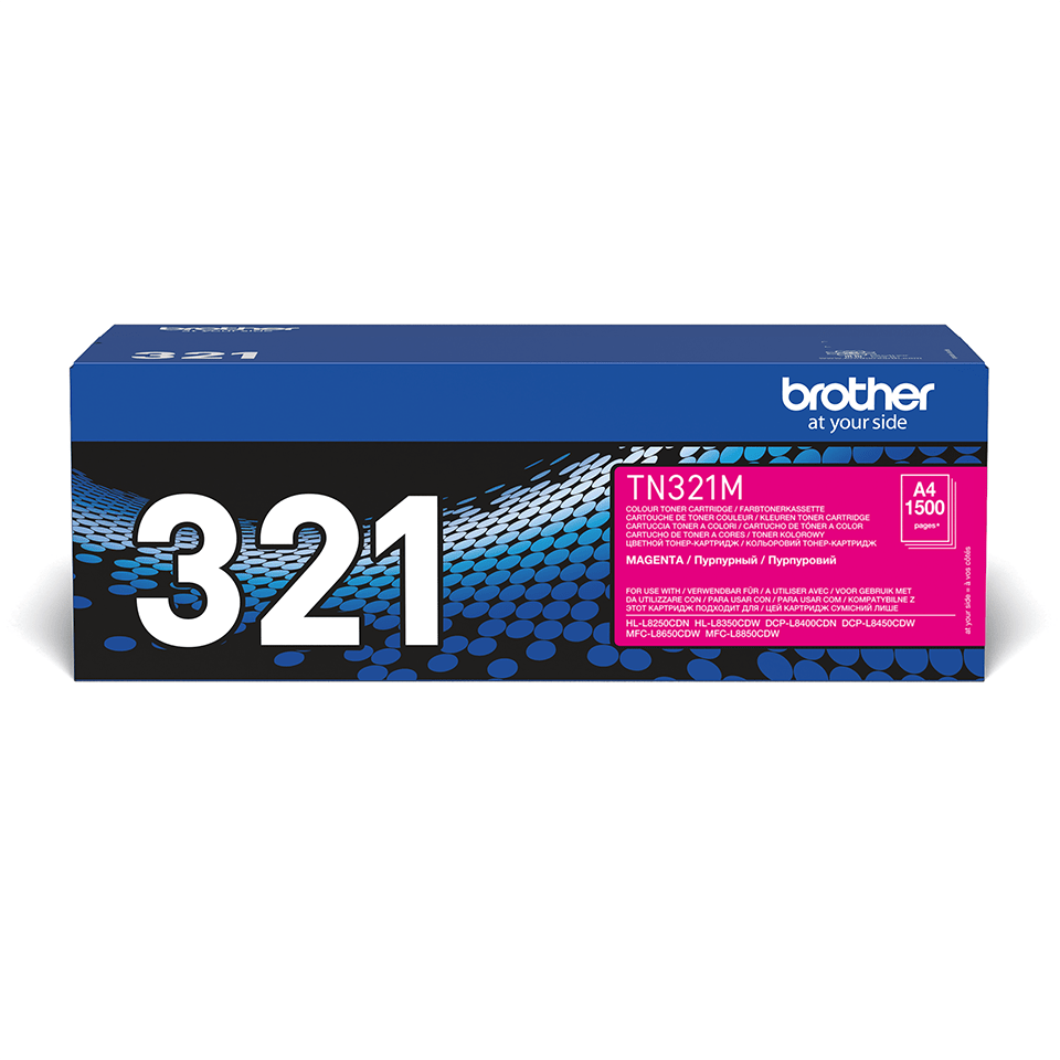 Brother TN-321M Magenta Standard Yield Toner Cartridge - TN321M
