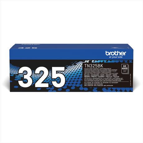 Brother TN-325BK Black High Yield Toner Cartridge - TN325BK