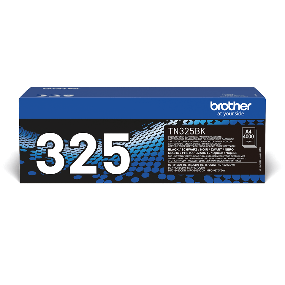 Brother TN-325BK Black High Yield Toner Cartridge - TN325BK