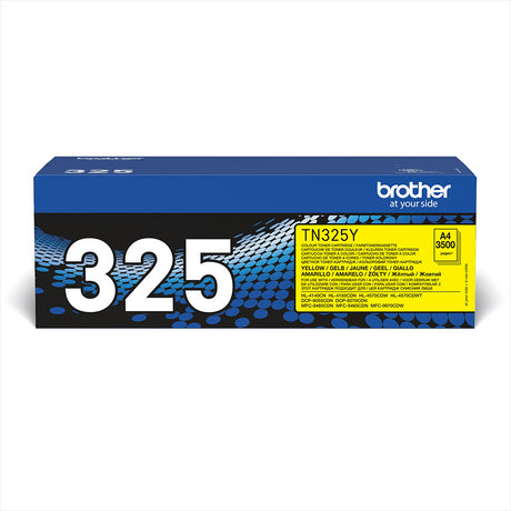 Brother TN-325Y Yellow Standard Yield Toner Cartridge - TN325Y