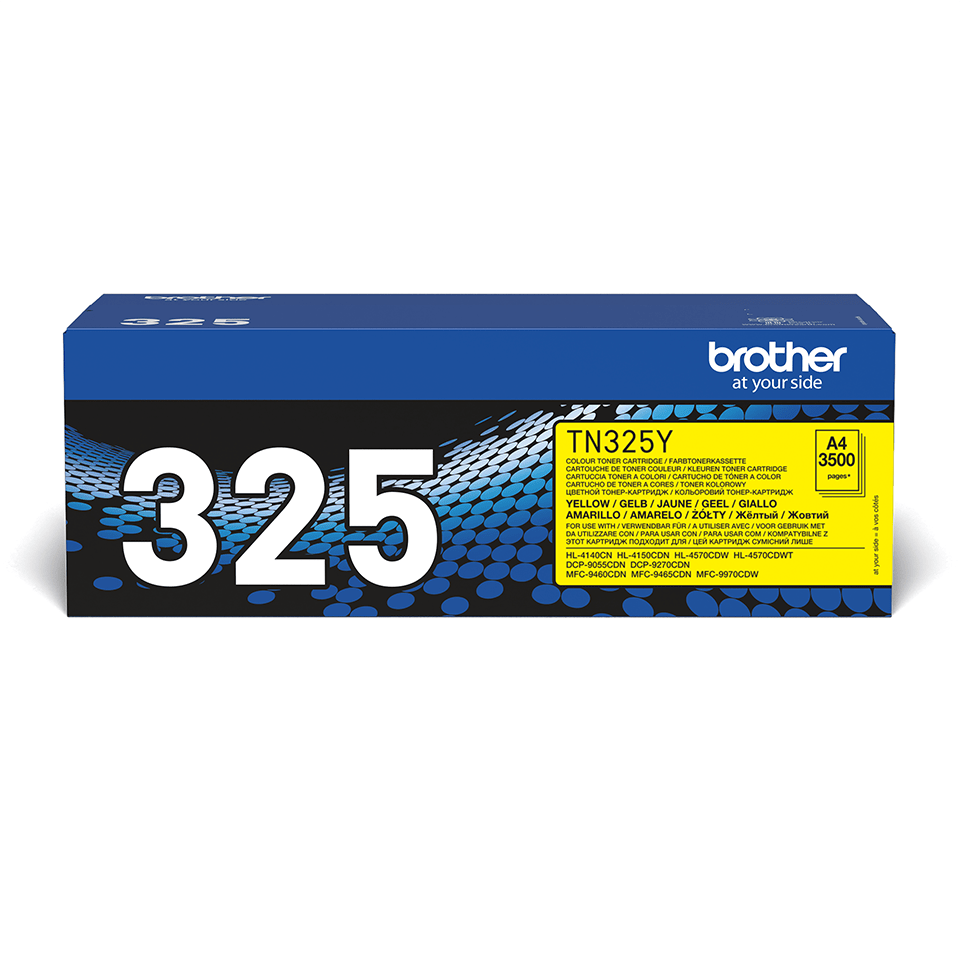 Brother TN-325Y Yellow Standard Yield Toner Cartridge - TN325Y