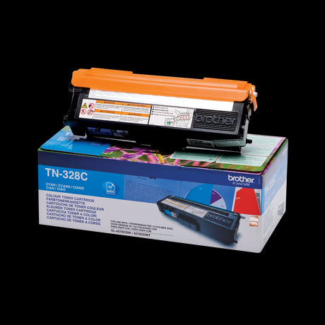 Brother TN-328C Cyan Extra High Yield Toner Cartridge - TN328C