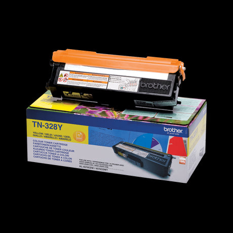 Brother TN-328Y Yellow Extra High Yield Toner Cartridge - TN328Y
